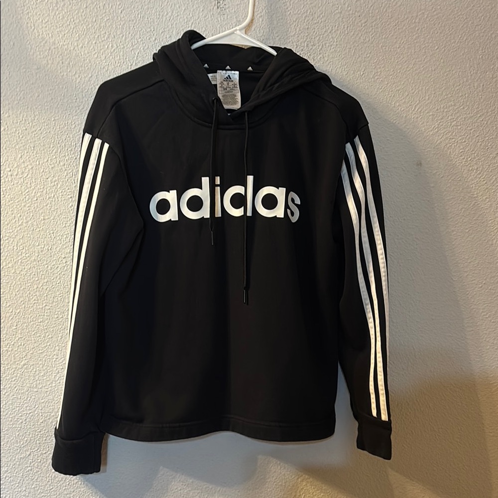 Adidas Hoodie with White Stripes